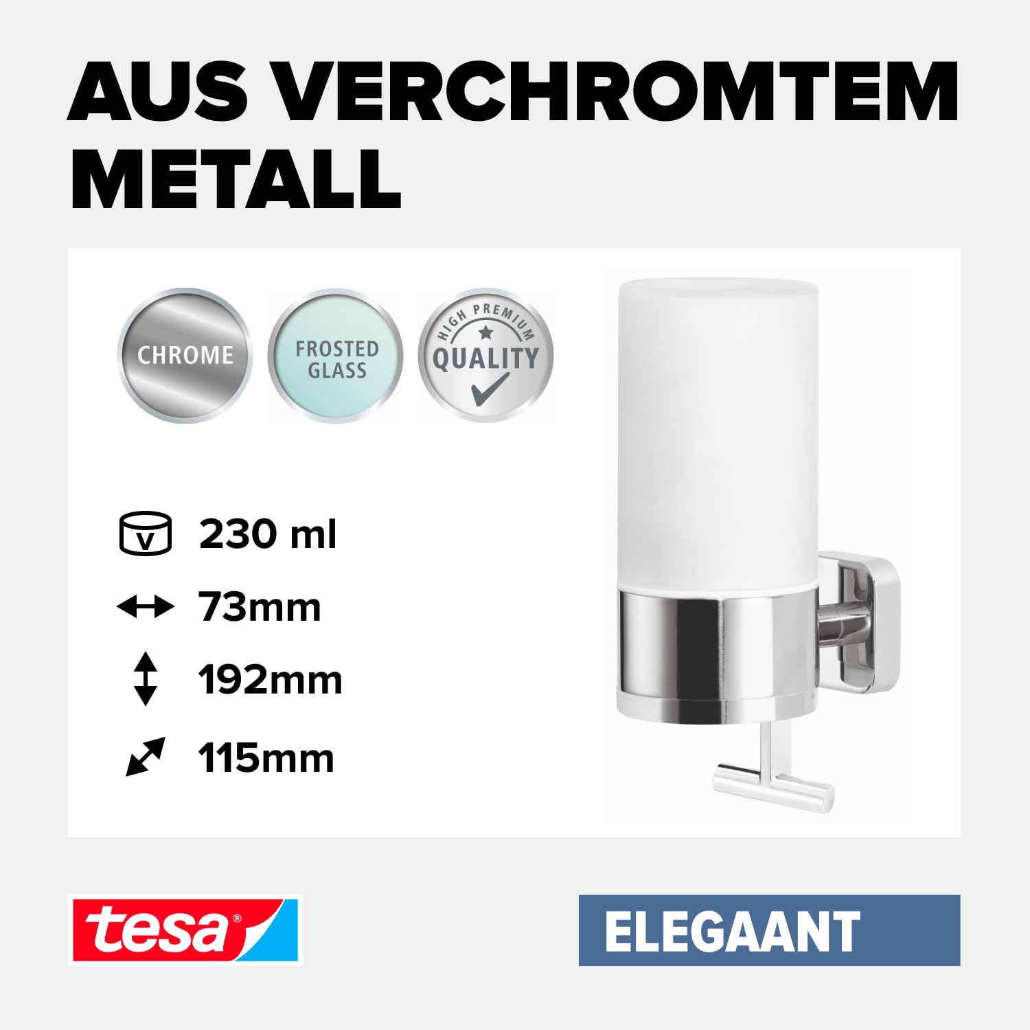 tesa ELEGAANT Seifenspender-Set – Bild 3