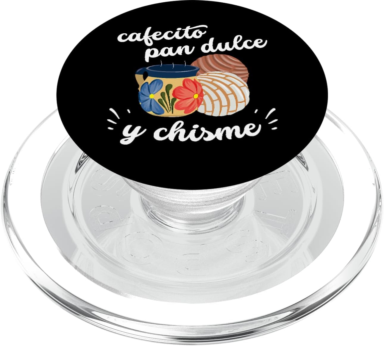 Cafecito Pan Dulce y Chisme Mexican Hispanic Pride Breakfast PopSockets PopGrip for MagSafe