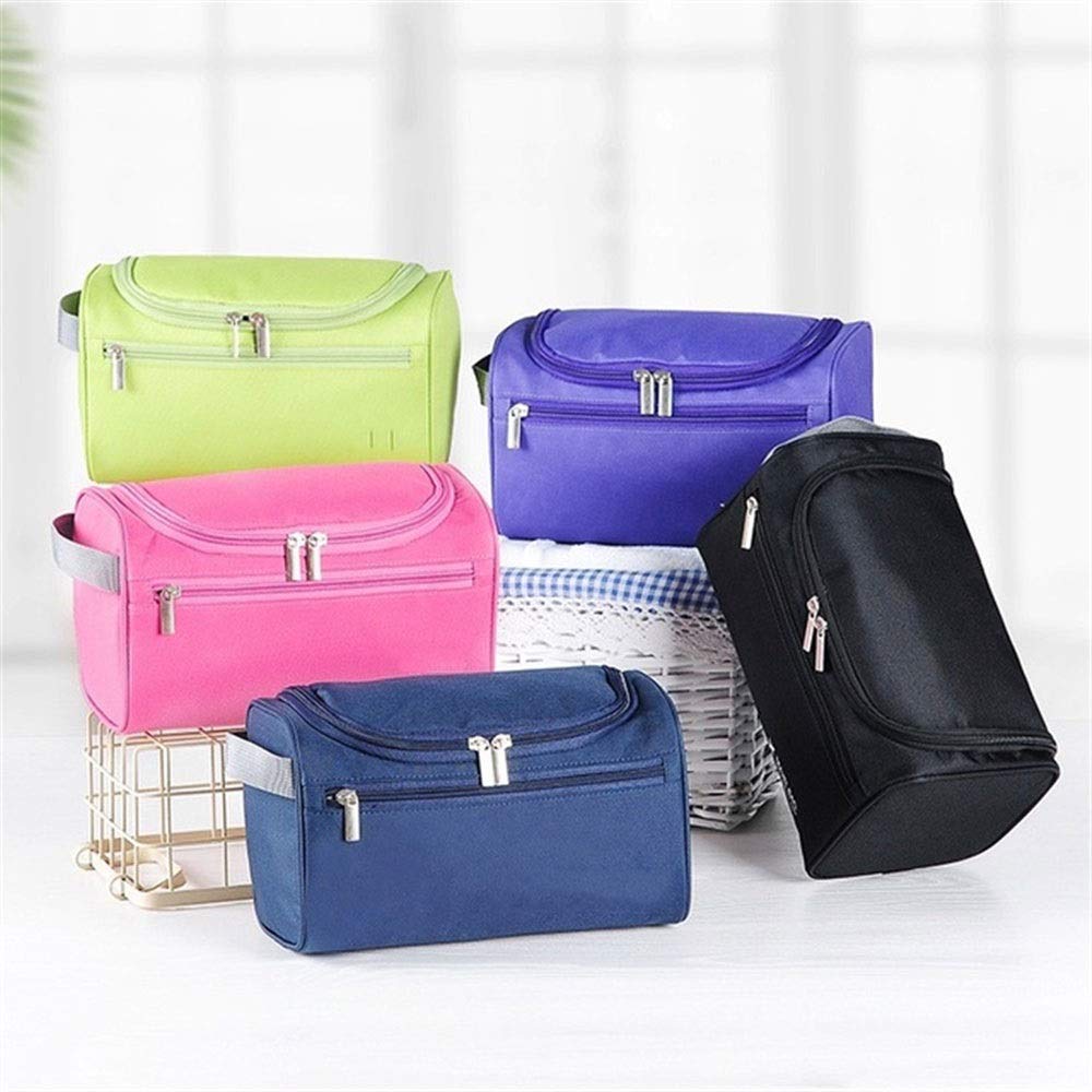 DieffematicHZB Maletin Maquillaje Hombres Colgando la Bolsa de cosméticos Caja de Maquillaje de Negocios Mujeres Viajes Maquillaje Cremallera Organizador de Almacenamiento Batería de baño Kit de baño