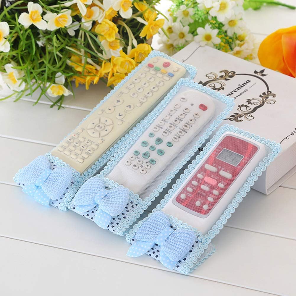 LAGET® Cloth and Gauze Dustproof Remote Cover Fits in 3 Different Sizes of Remotes - Set of 3(Multicolor) (B0B8SN384D) Amazon Price History, Amazon Price Tracker