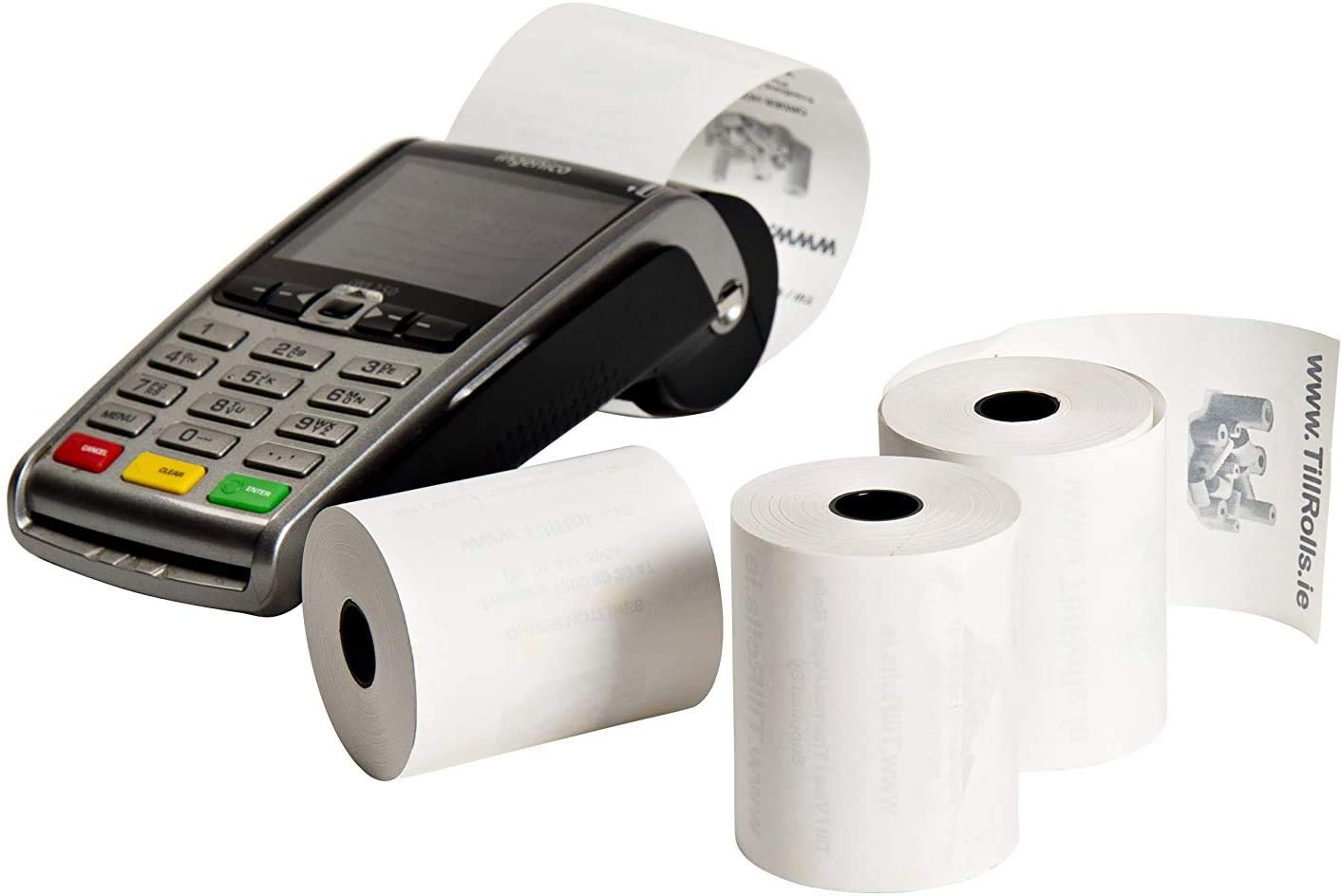 Carta Termica Rotoli 20 Rotoli Di Carta Termica Per Macchine Carte Di Credito - 57x40mm, Compatibile Con Worldpay E Ingenico Rotoli 57x40mm Per POS - Foto 6