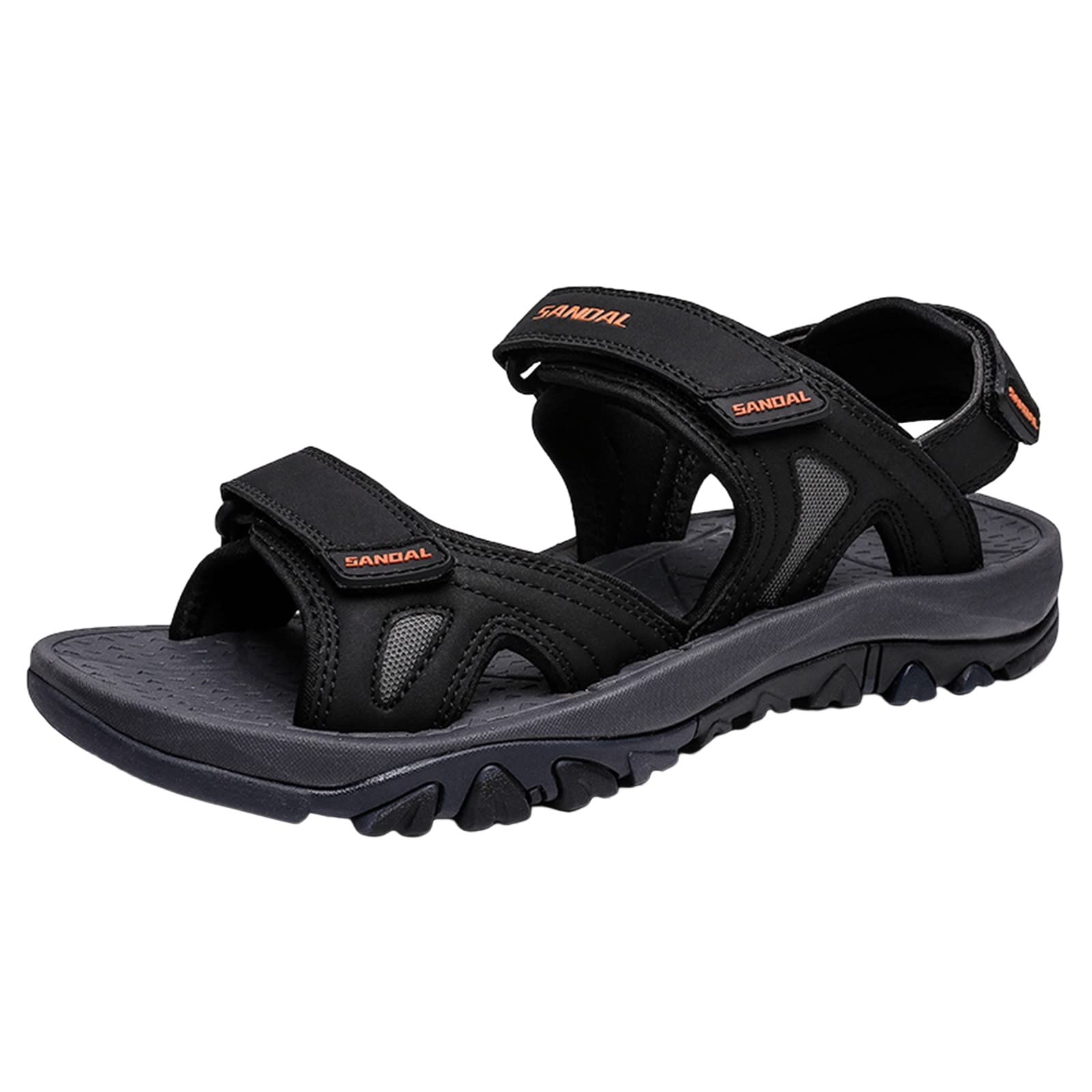 Sandalias Playa Hombre Suela de Goma Malla Transpirable con Bandas Ajustables Senderismo Casual Chanclas Piscina Zapas Calzado Sandalia Punta Reforzada Secado Rapido para Trekking Exterior