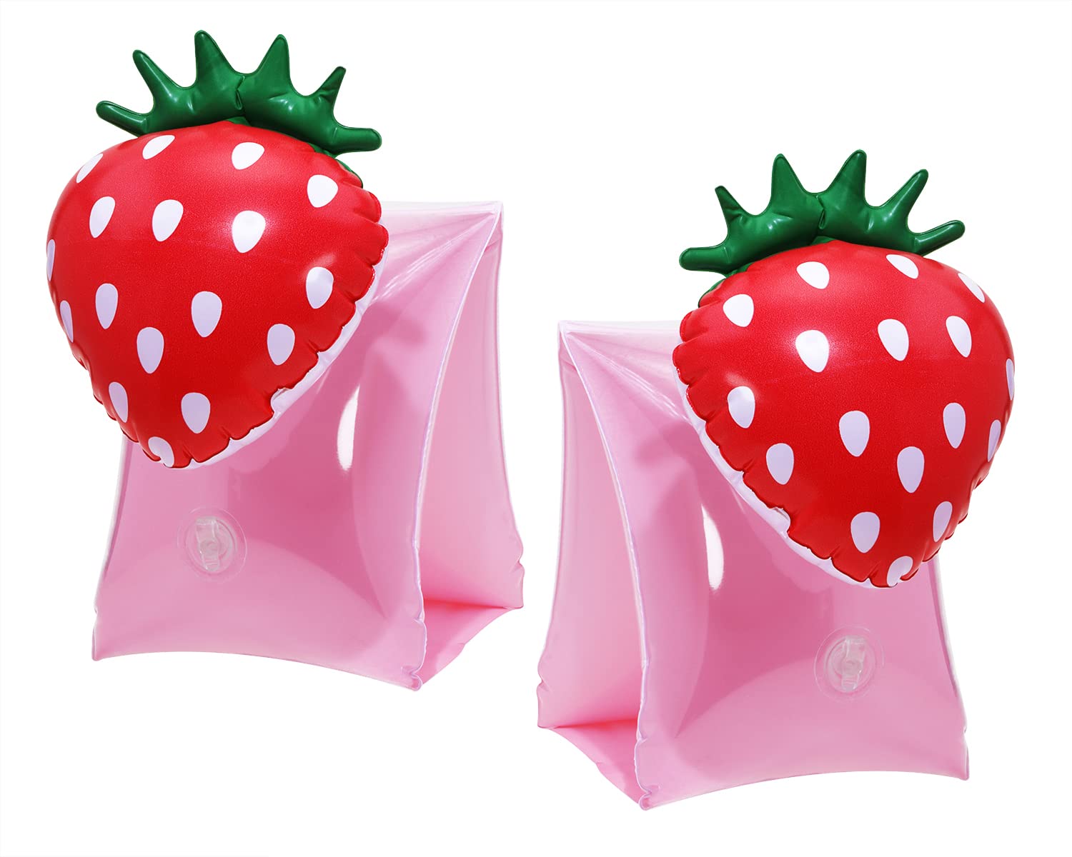 Swim Arm Floats Penta Angel 2Pcs PVC Cute Cartoon Inflatable Arm Band Flotation Sleeves Tubes Blow Up Water Rings for Summer Outdoor Swimming Pool