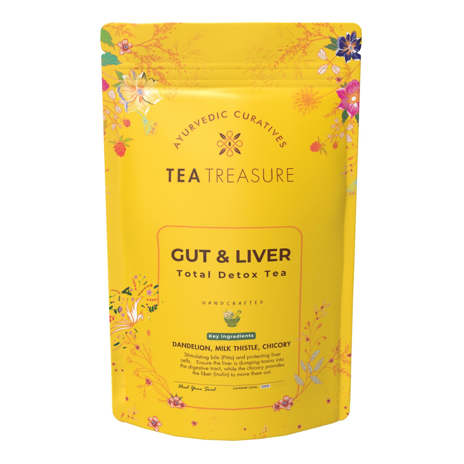 Tea Treasure 28 Days Detox Herbal Tea – Garcinia, Oolong & Green Coffee Blend with Lemongrass, Ginger, Cinnamon, Moringa & Rose Petals | Metabolism & Wellness Support | 50g-picture-11