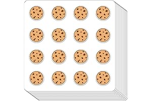 Chocolate Chip Cookies Paradise: An Assortment of 208 Cookie Planner Stickers for Every Occasion