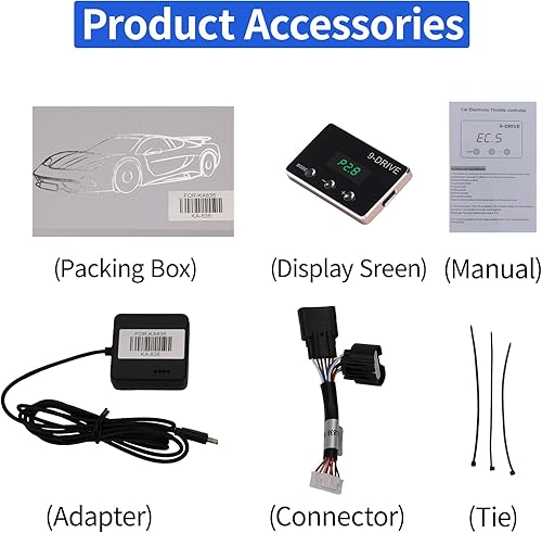 Miniatura 73 de Controlador de respuesta del acelerador, acelerador de pedal de carreras electrónico inteligente de 9 modos para Toyota 4Runner Tundra Land Cruiser