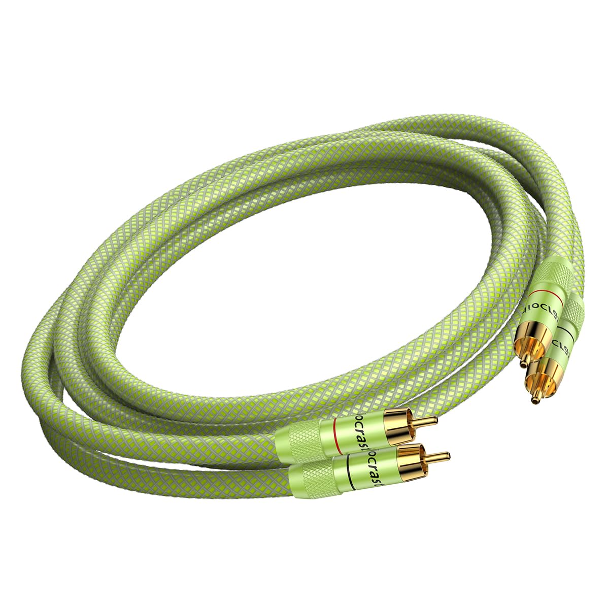 A51 Hi-end 6 N Cuivre OFC RCA câble d'interconnexion avec 2 Câble audio RCA vers RCA HiFi 1M