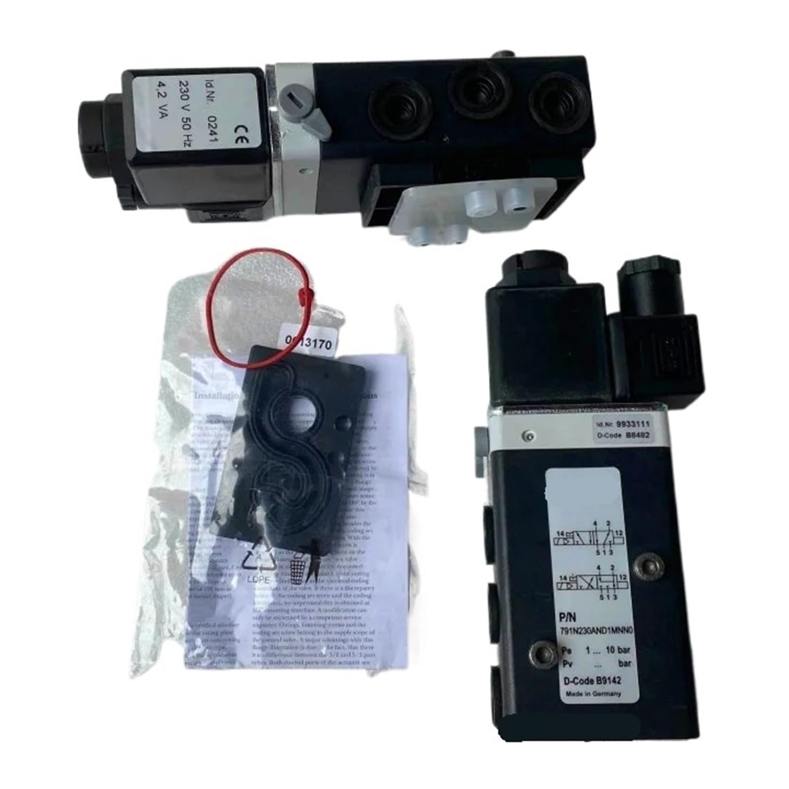 ELZNSQQK 1pcs 791N024DWD1MN00 solenoid valve 9933111