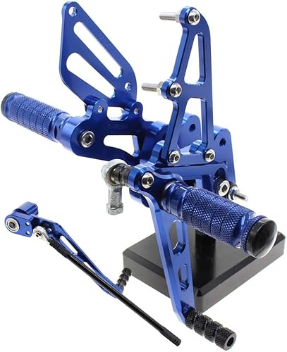 Miniatura 5 de FXCNC Juego de clavijas traseras CNC Billet para motocicleta, reposapiés totalmente ajustables, compatible con GSX-R GSXR 600 750 GSXR600 GSXR750