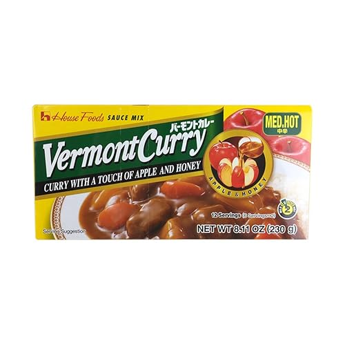 Miniatura 3 de House Foods Vermont Curry [2 paquetes] Medio Caliente 8.11 oz (230g)