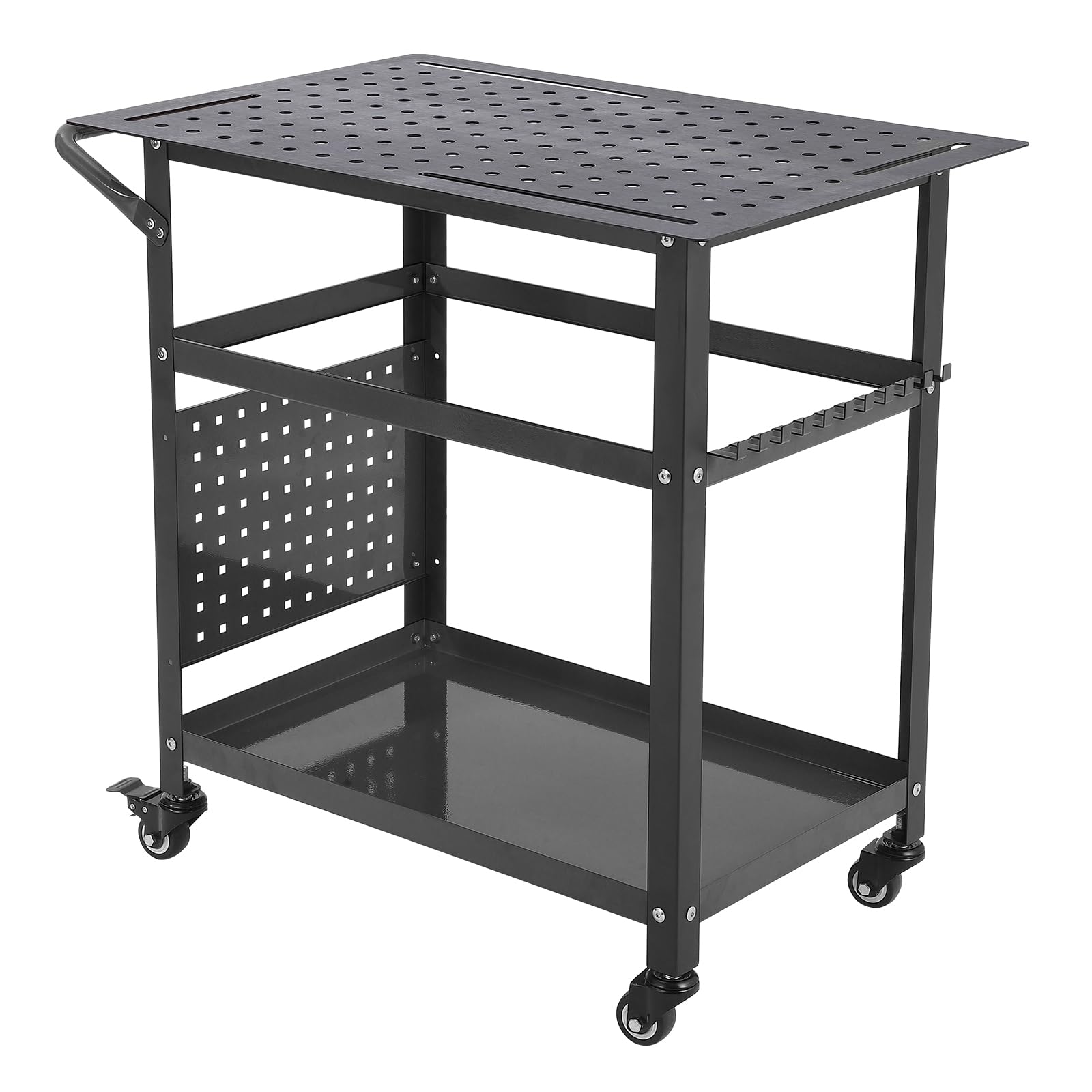 Mobiler Schweißtisch-Wagen 91x61 cm – Schwere Stahl-Werkbank