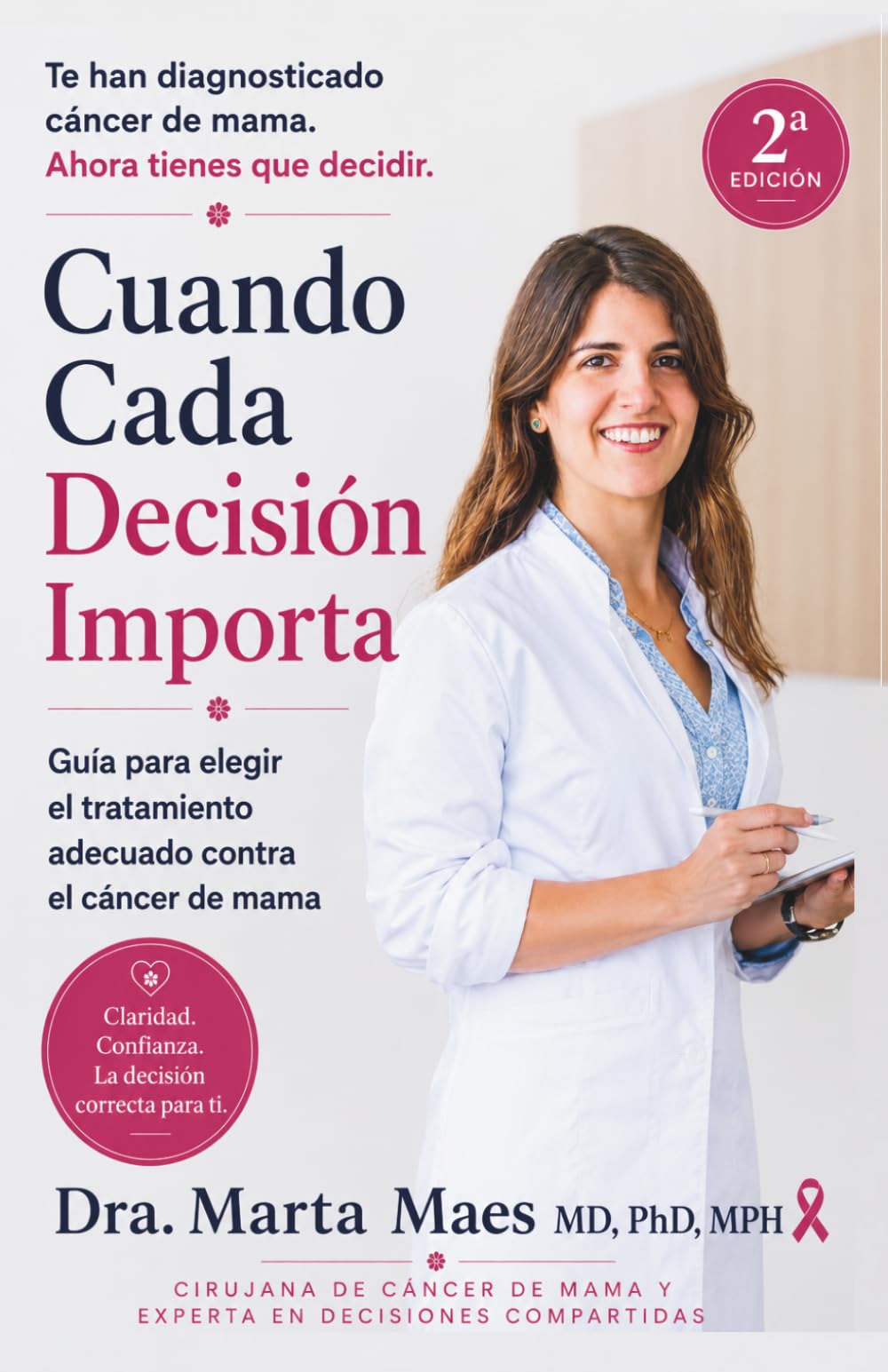 Te han diagnosticado cáncer de mama. Ahora tienes que decidir. Cuando Cada Decisión Importa.: Guía para elegir el tratamiento adecuado contra el cáncer de mama.