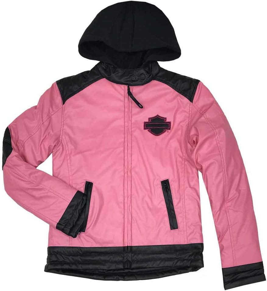 HarleyDavidson Little Girls' B&S Polyfil Fully Lined Zip