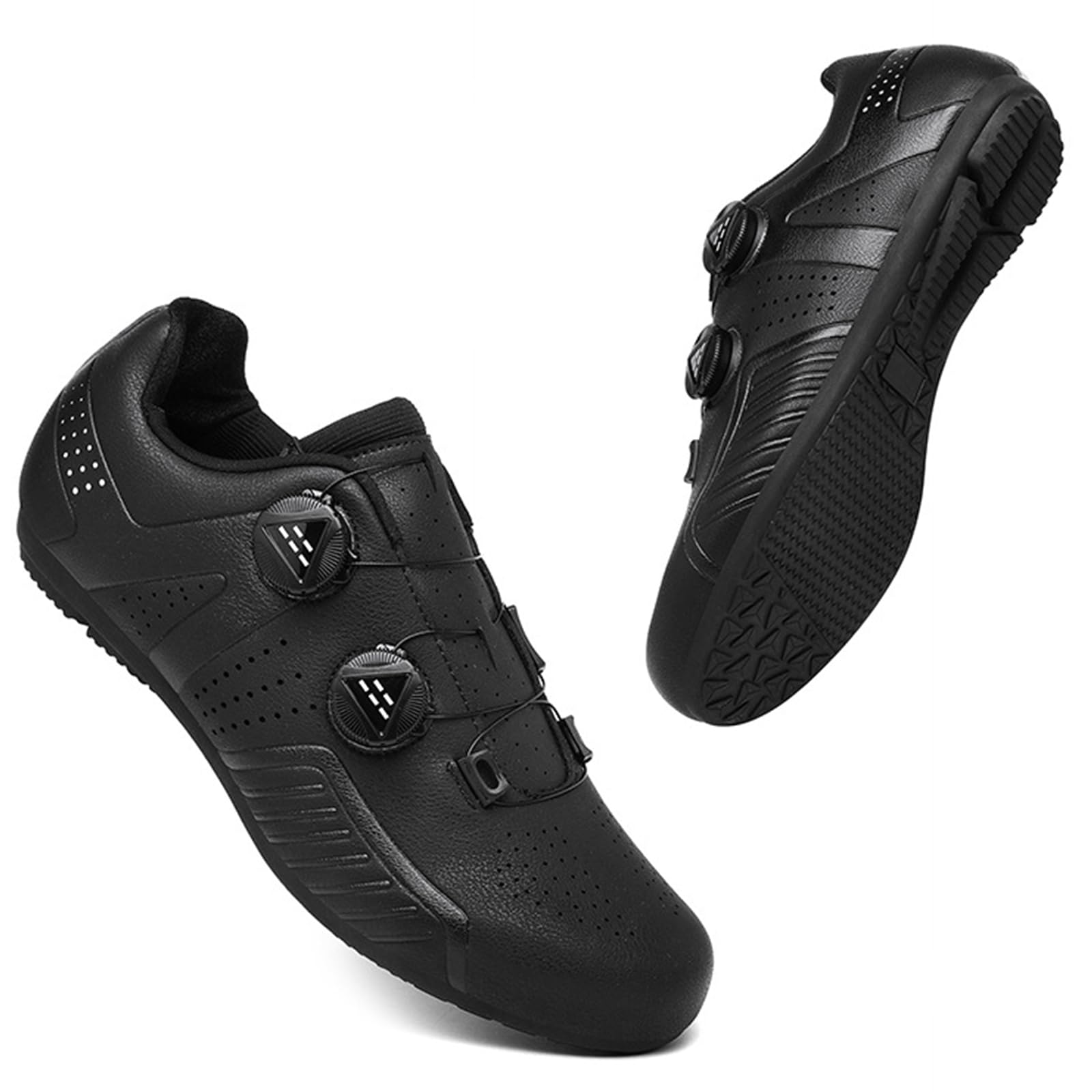 Scarpe da Ciclismo Uomo Donna con Suola in Gomma Scarpe da Mountain Bike per Bici da Strada Anti-Scivolo All'aperto Zapatillas De Ciclismo