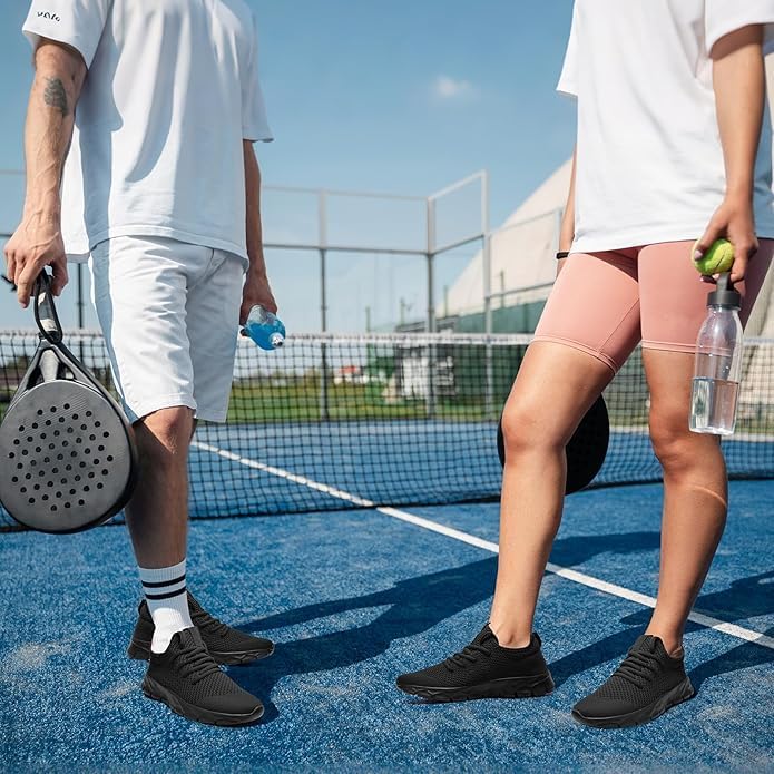 Oltyutc Men Women Tennis Shoes Lightweight Breathable Running Shoes Walking Gym Workout Athletic Comfortable Fashion Sneakers - Image 2