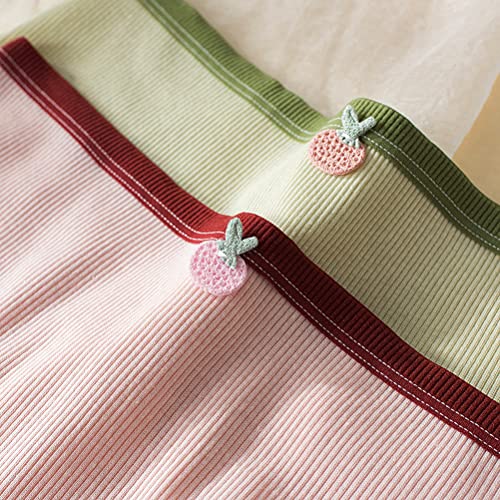 Teen Girls Soft Cotton Panties 8-Pack Teenager Assorted Mid Waist Briefs Underwear fits 10-16 Years 5