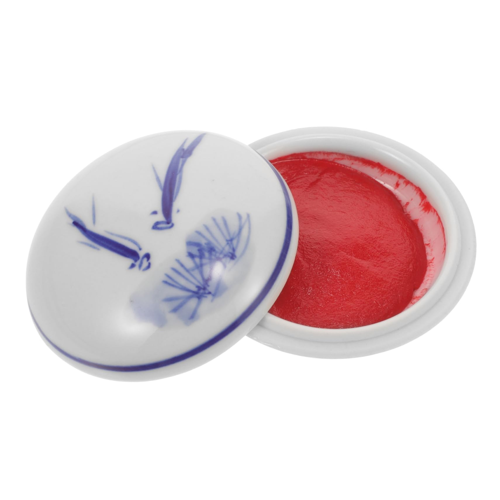 jojofuny 5 Pezzi tampone di Inchiostro Pittura Pad di Inchiostro di Timbro Impasto Lavabile Disegno tampone Multiuso Pad di Inchiostro Pratico inkpad tampone Cinese Ceramica