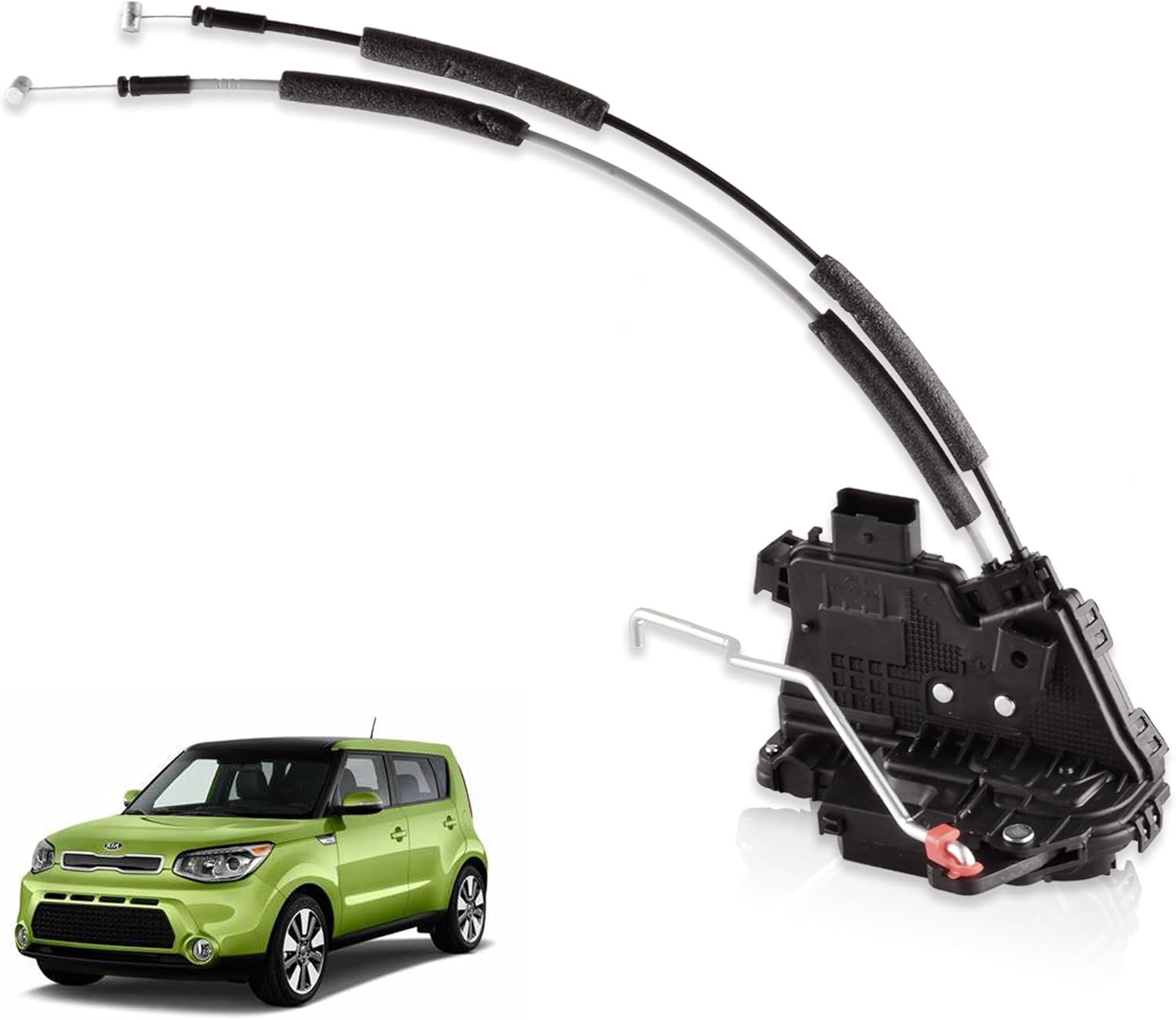 Front Right Door Lock Actuator Compatible for Kia Soul 2011-2013 Replace Passenger Side Door Latch Assembly Kia Soul Front Passenger Side