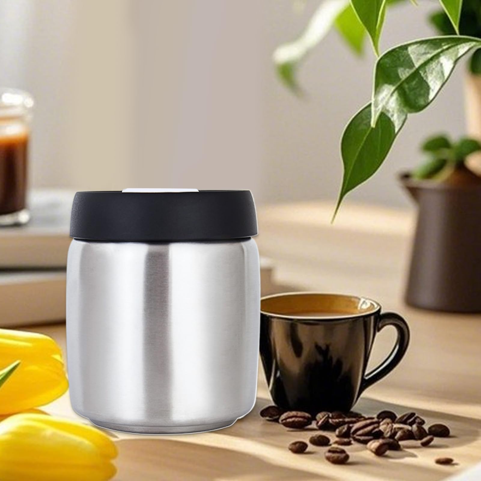 Contenitore Per Caffè Barattoli Sottovuoto In Acciaio Per Alimenti Da