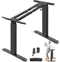 Moldura de mesa elétrica, Base de Escritório, Estação de Trabalho com Moldura de Mesa Elétrica Ajustável, Mesa Eletrica Ajustavel