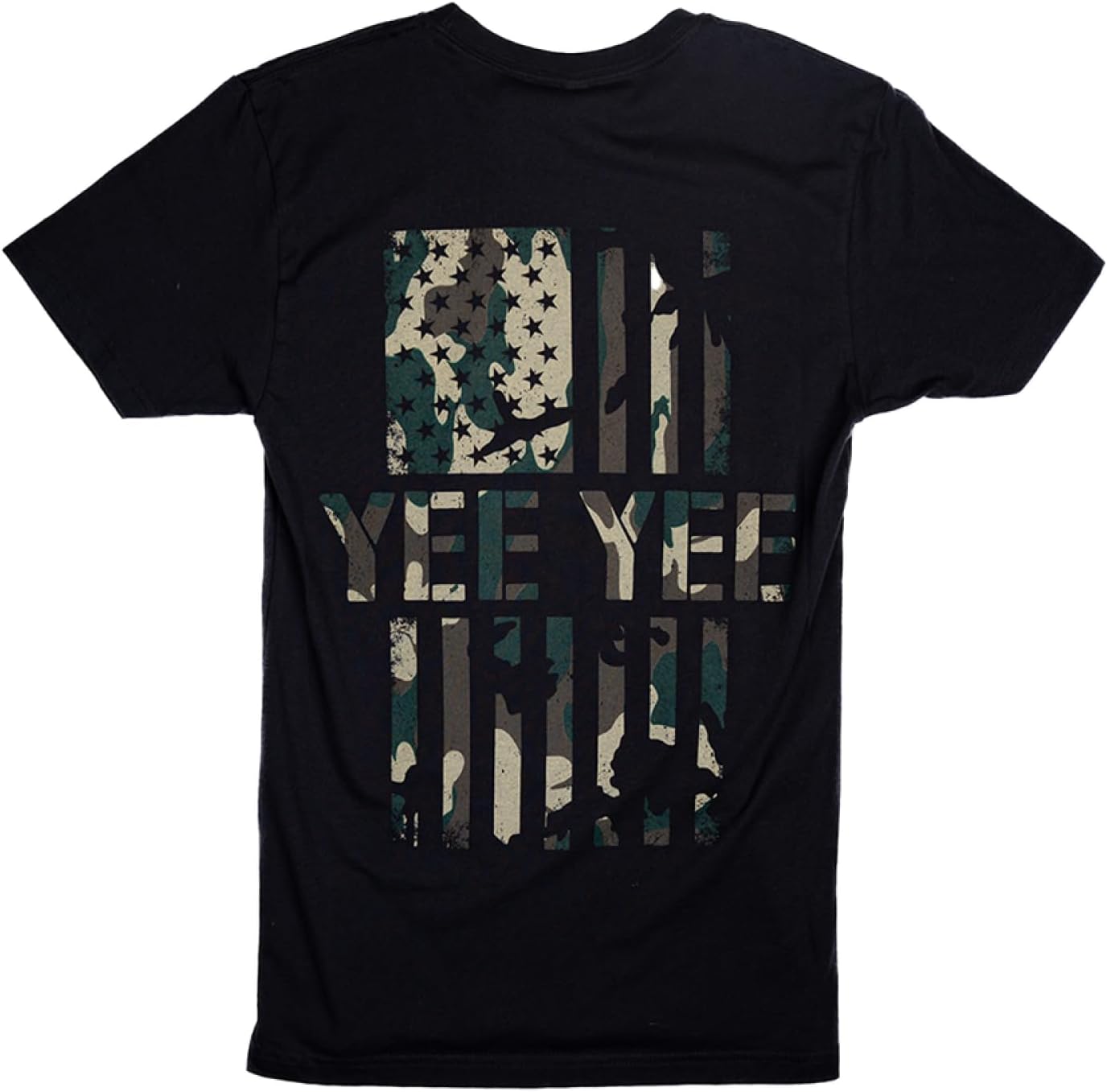 Yee Yee Apparel Flag Graphic Tee Shirt – Men’s Graphic Tees and Short Sleeve Shirts with American Flag Design