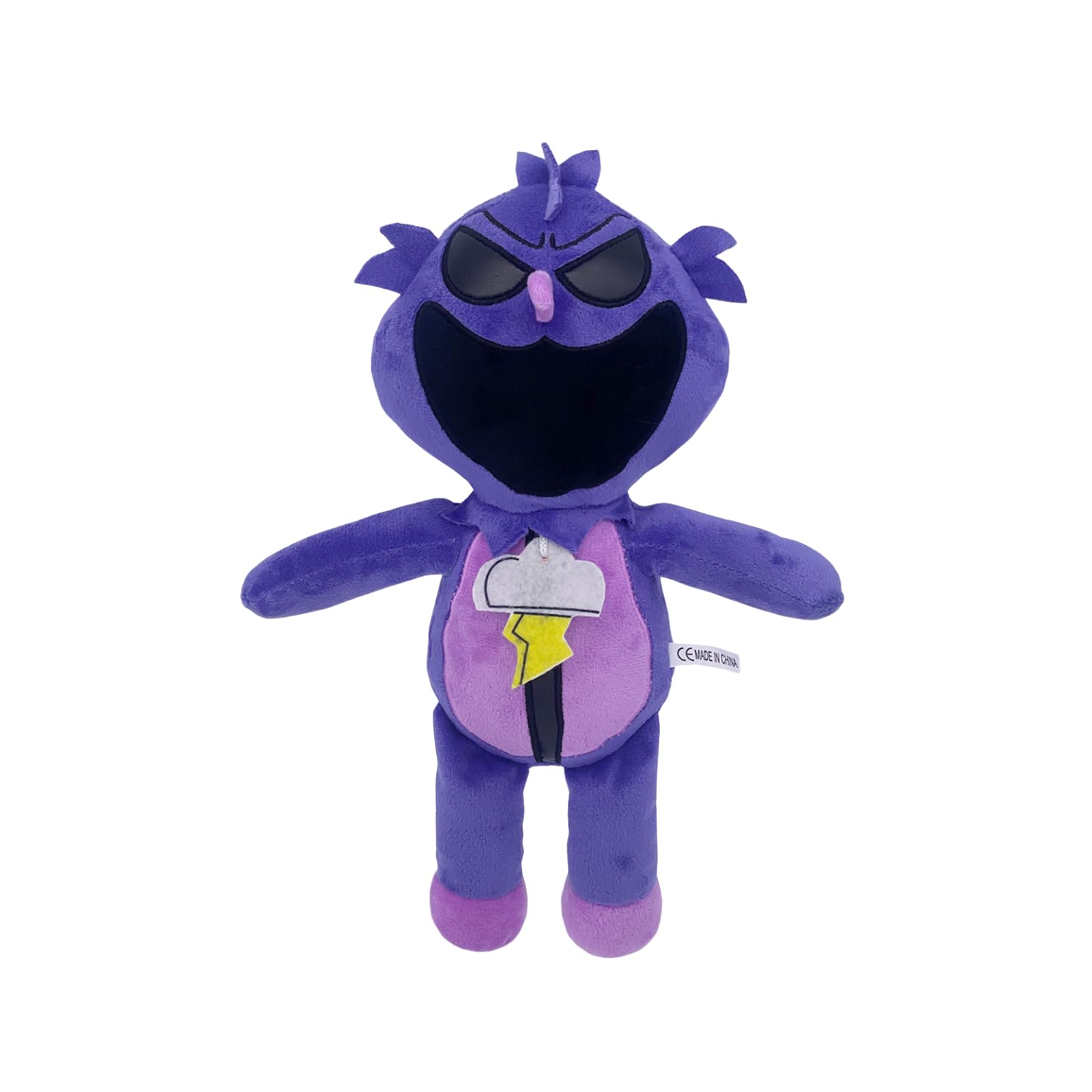 Smiling Critters Plush CatNap/Doyday/Craftycorn, Soft Stuffed Animal Pillow Doll for children and adults, (Purple)
