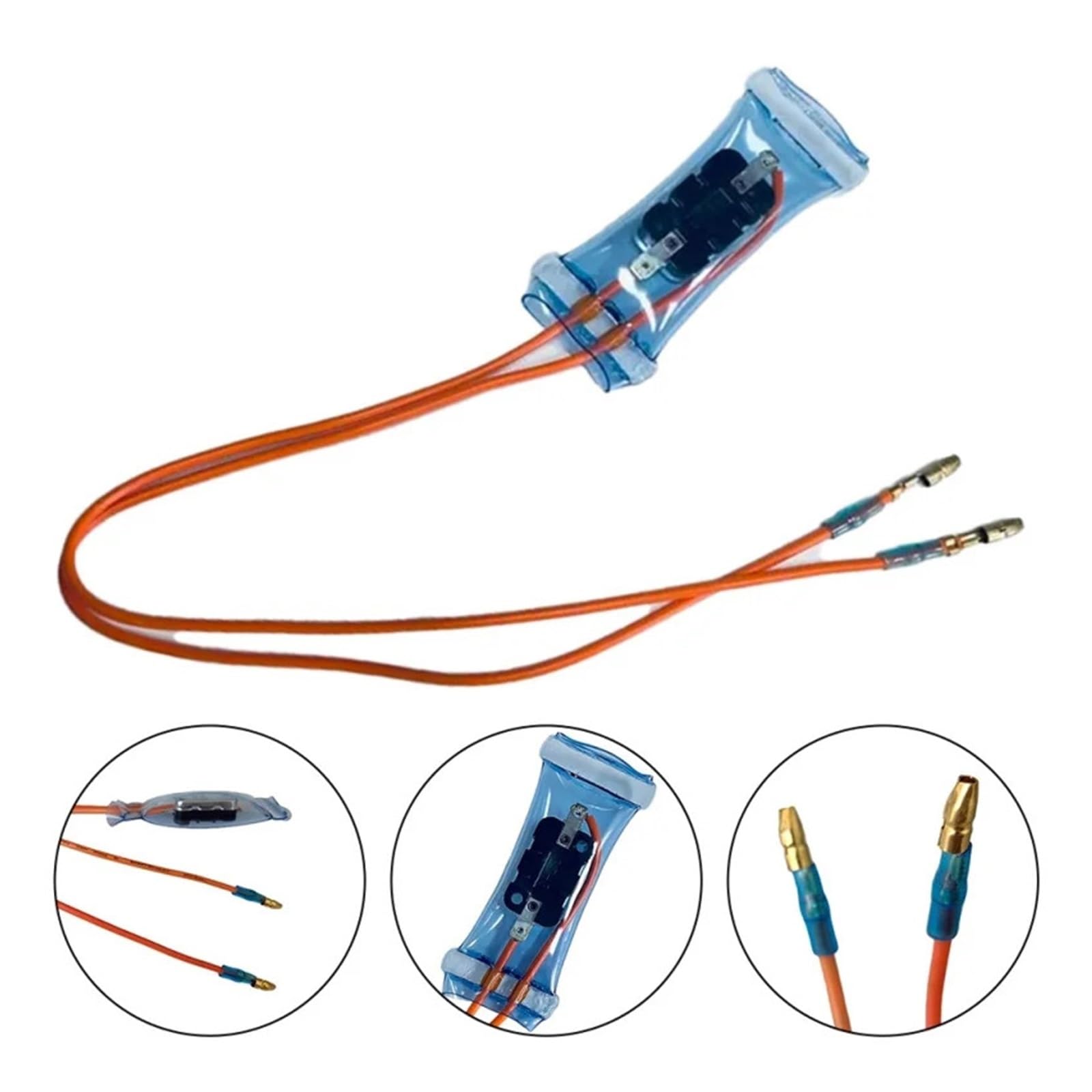 Termostato Di Sbrinamento For Frigorifero Termostato Di Sbrinamento Bimetallico Di Ricambio For Frigorifero A 2 Fili (N13-4) Gradi Grandi Elettrodomestici
