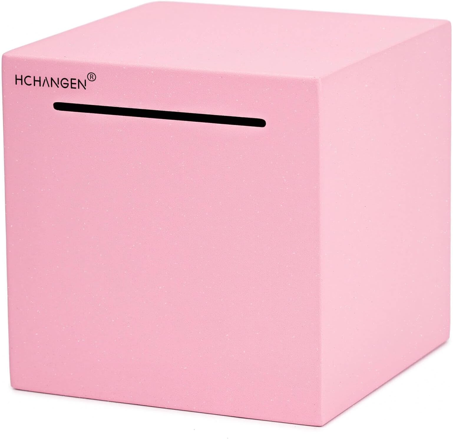 Adult Piggy Bank, Stainless Steel, Pink, 4.72inches