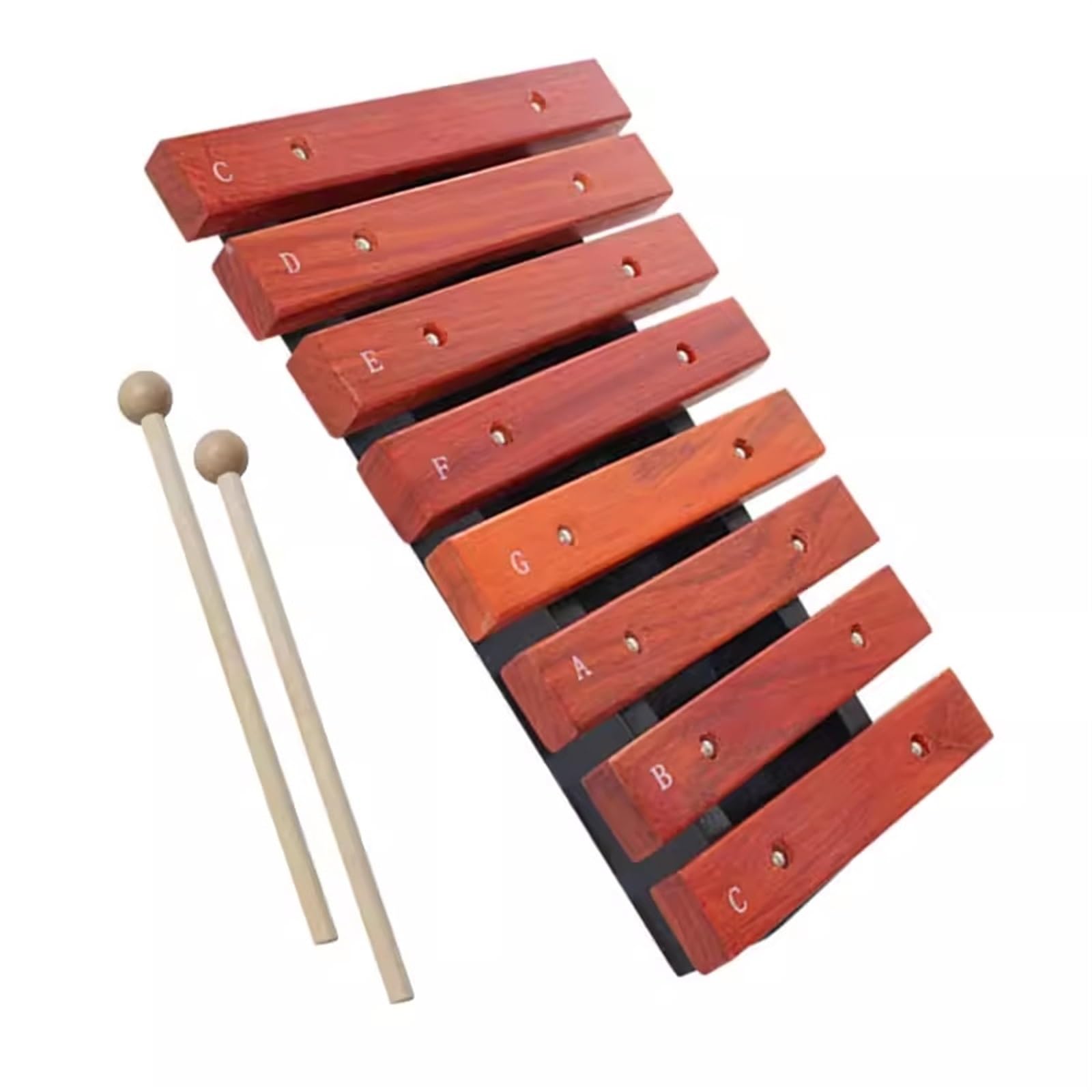 Instruments De Musique En Xylophone Instrument De Percussion Standard En Acajou À 8 Tons Xylophone À Percussion Pour Débutants(A)