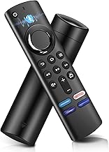Telecomando Vocale 3 Gen, Telecomando Sostitutivo Intelligente, Compatibile per AMZ Smart F-i-r-e TVs St1ck (2nd Gen & 3rd Gen, 4K, 4K Max, Lite, HD), TV Cube (2nd Gen & 3rd Gen)