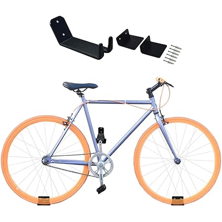 Amazon 自転車スタンド 壁掛けフック 自転車壁掛け用 バイクラック バイクハンガー 自転車収納 1台用 2台用 3台用 ロードバイク ディスプレイスタンド 安全 省スペース 1台 Homydom ディスプレイスタンド