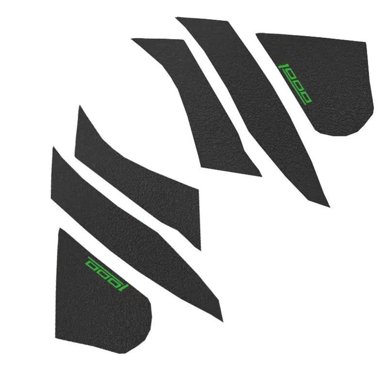 Motorcycle Tank Traction Pad Side Gas Knee Grip Protector Anti Slip Sticker for Z1000 SX Z1000SX 2014-2016(Green)