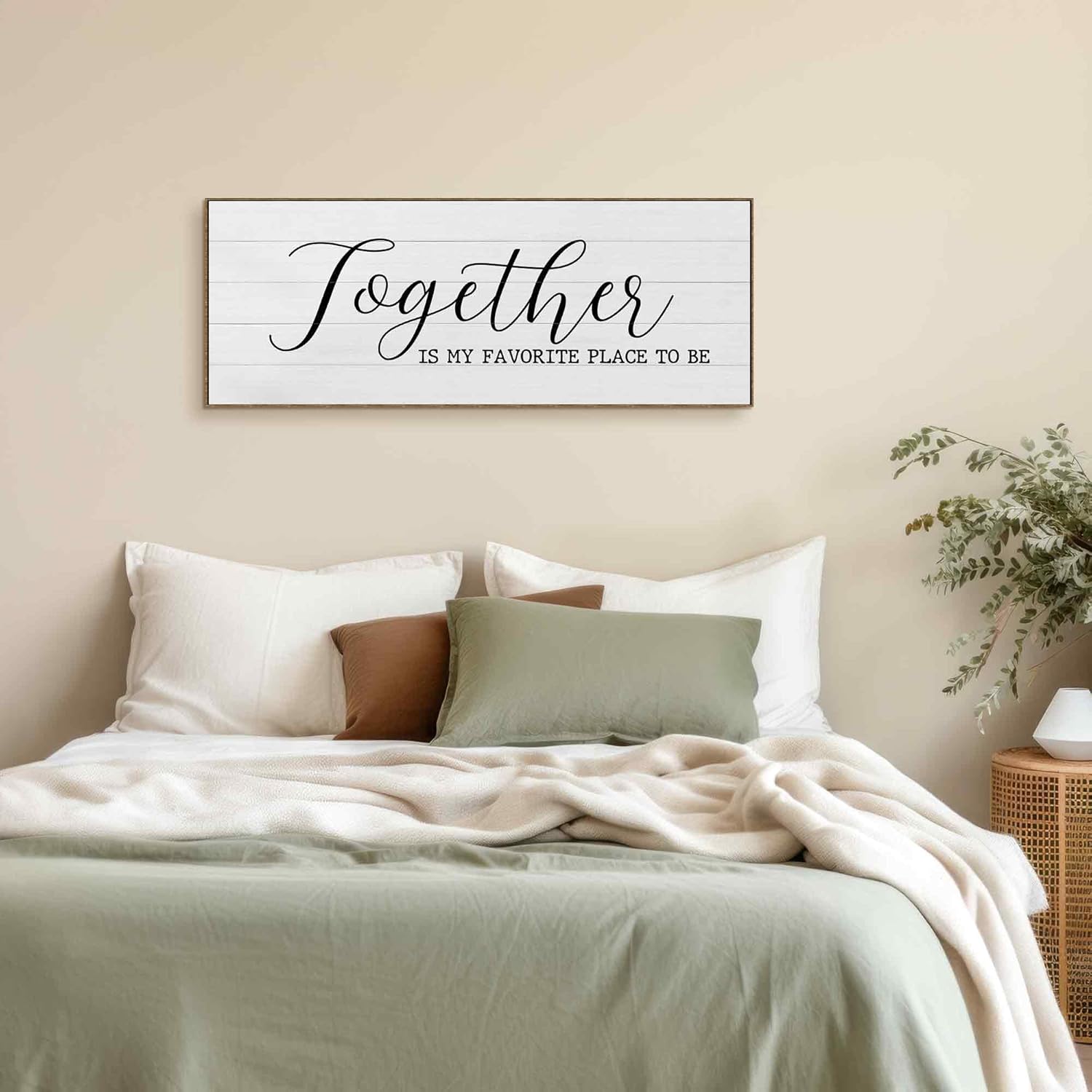 TLESKE Framed Wall Art vs. Rustic Design: Tested for Couples' Bed decor