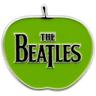 Apple Pin Badge - Les Beatles, Paul McCartney, John Lennon, RIngo Starr, George Harrison