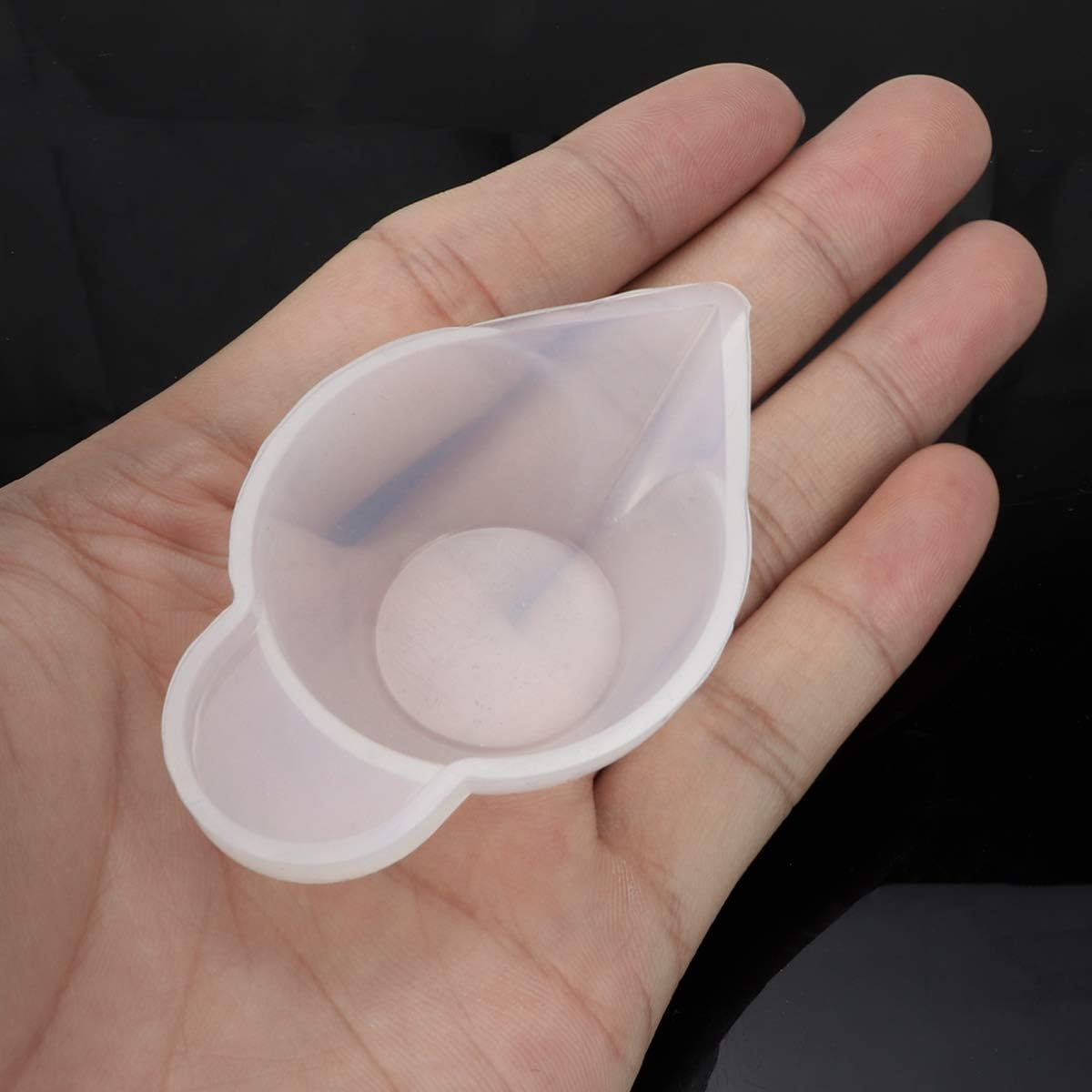 15 PCS Silicone Mold Cup Dispenser,Epoxy Resin Mold Mini Measuring Cup Glitter Mixing Bowl Color Modulation Tools for DIY UV Resin Craft