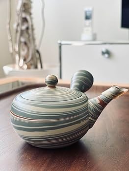 Amazon | 常滑焼 陶仙 急須 茶器 練込 マーブル | ノーブランド