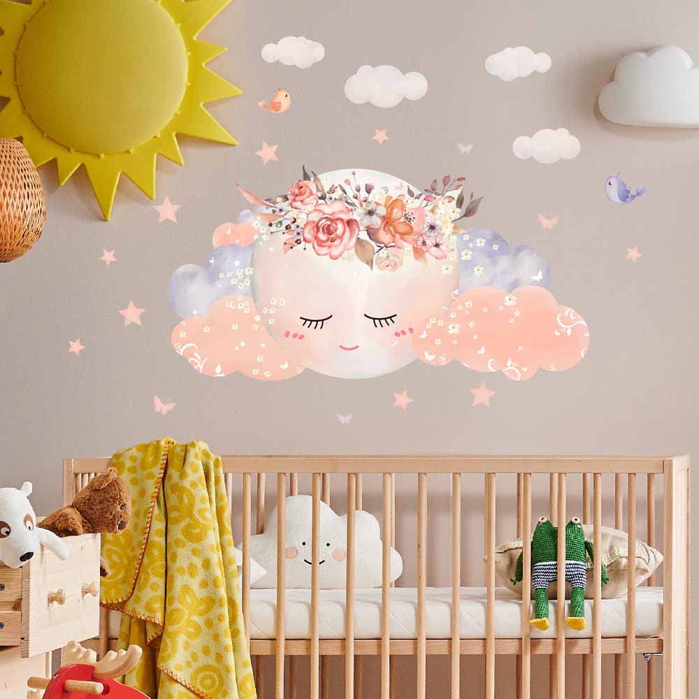 Little Deco Juego De 60 Pegatinas De Pared Para Habitación De Niños, Estrellas, Decoración De Pared, Habitación De Juegos, Habitación De Bebé, Niños, Dormir, Turquesa, Menta Gris DL608