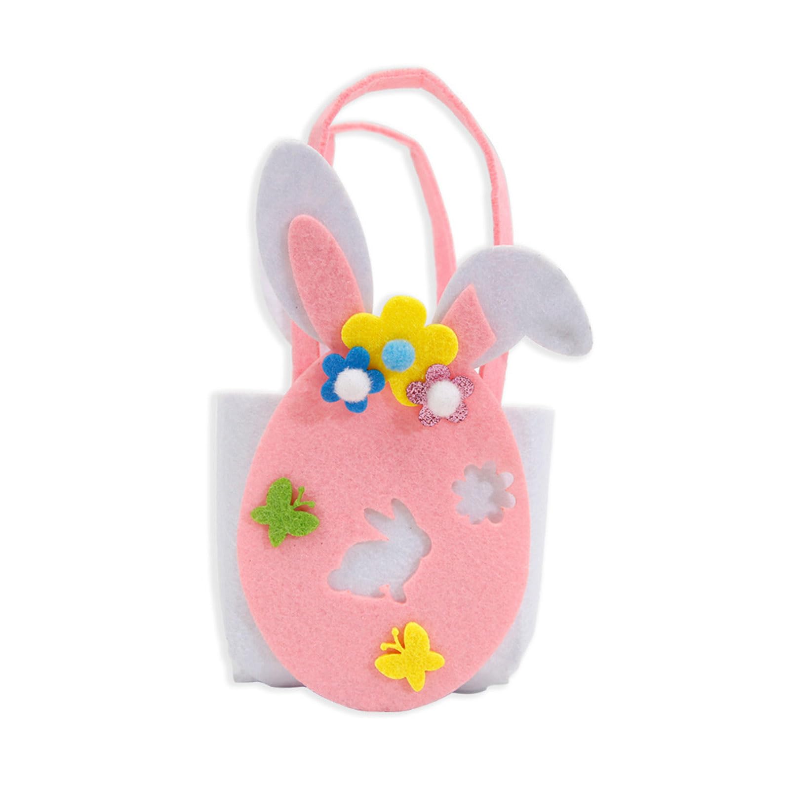 YROHGKPN Easters Gift Bags Felt Basket Treat Candy Texture Suitable for Storaging Eggs and Candy Gift