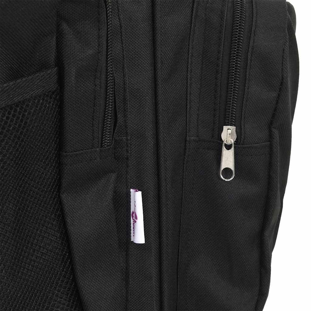 Wodoszczelna torba wędkarska z tkaniny Oxford 600D, czarna, z izolującą ścianką działową, 84 x 35 x 35 cm, regulowany pasek do noszenia, organizer na akcesoria wędkarskie, plecak, outdoor