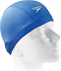 Touca Natação Speedo Xtrafit Junior Tecido 2 a 10 anos (Azul)