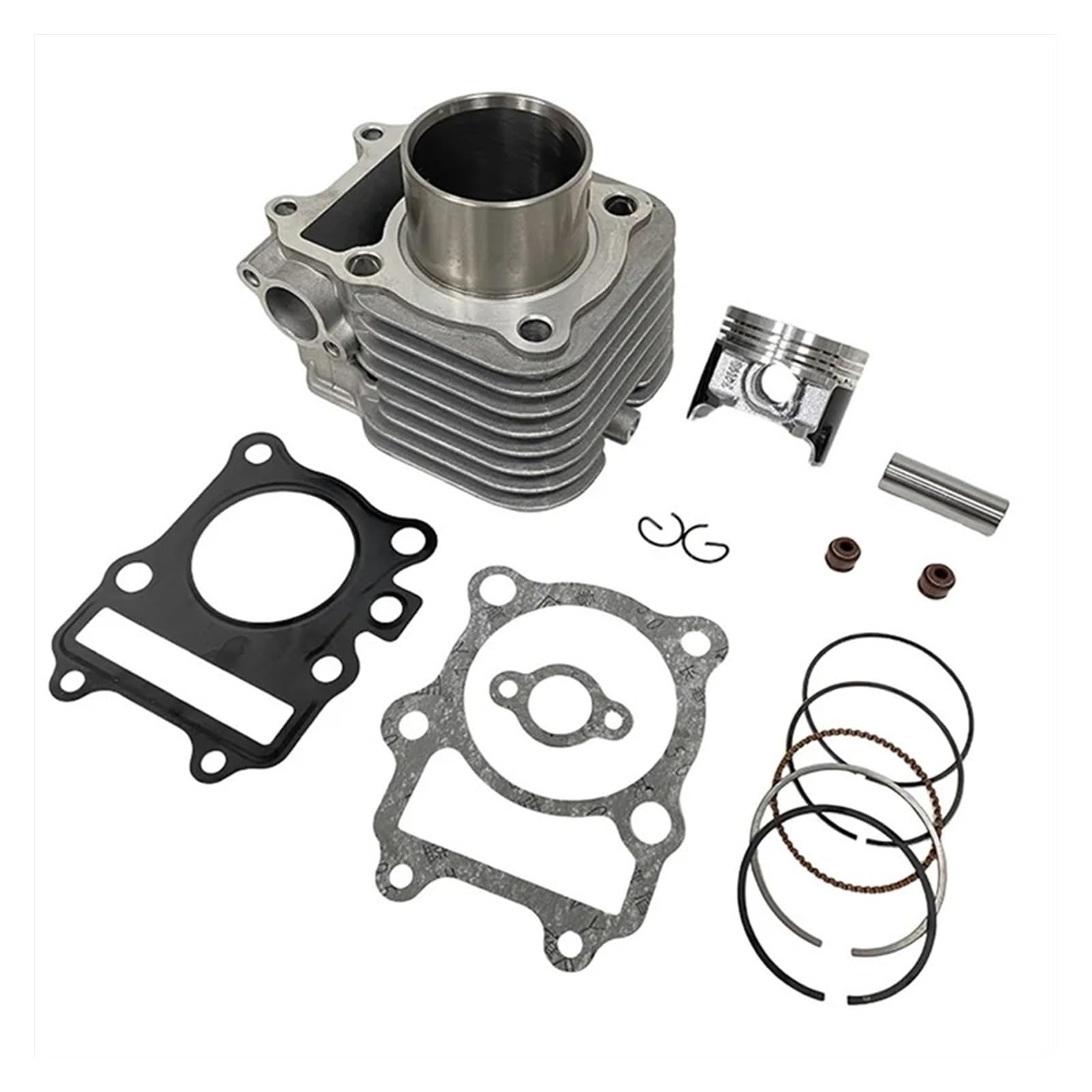 Cilindro Pistone Kit All'avanguardia-Per Suzuki Per GS125 GN125 EN125 GZ125 DR125 AN125 125Cc 52Mm Motore Motociclo Cilindro Pistone Kit Sostituzione