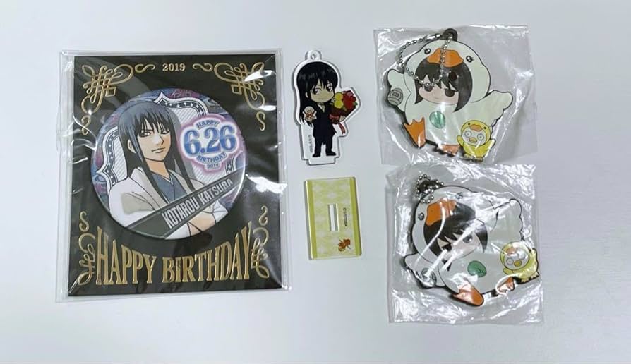 銀魂 桂小太郎 バースデー缶バッジ