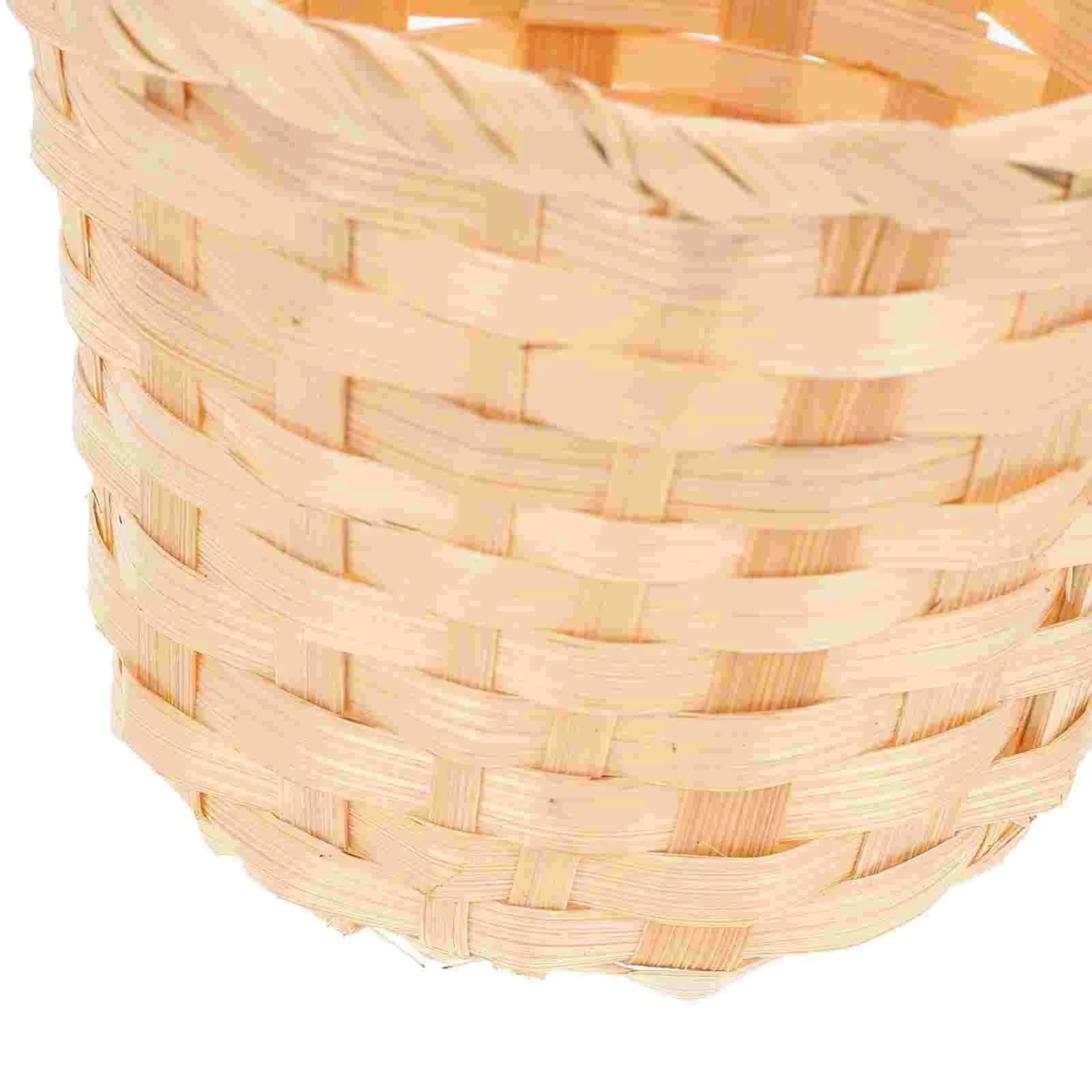 Cesta de almacenamiento mimbre 8 piezas