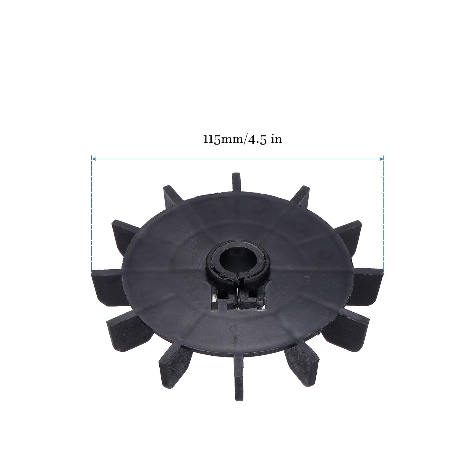 Ventola Di Raffreddamento Per Motore - 2 Pezzi, 116x14mm, 12 Pale In Plastica Ingegneristica