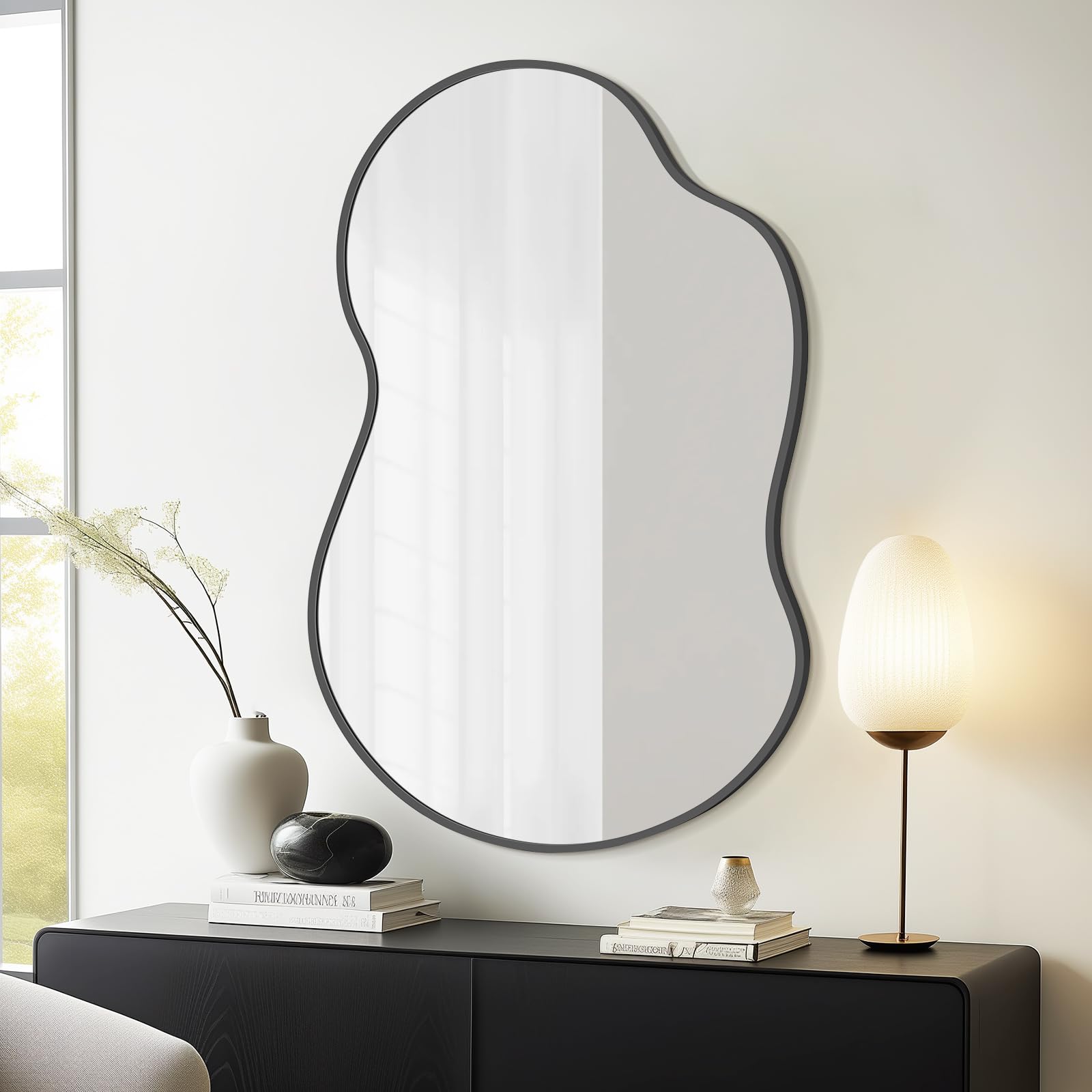 Amazon.com: WallBeyond Irregular Wall Mirror – Asymmetrical Mirror