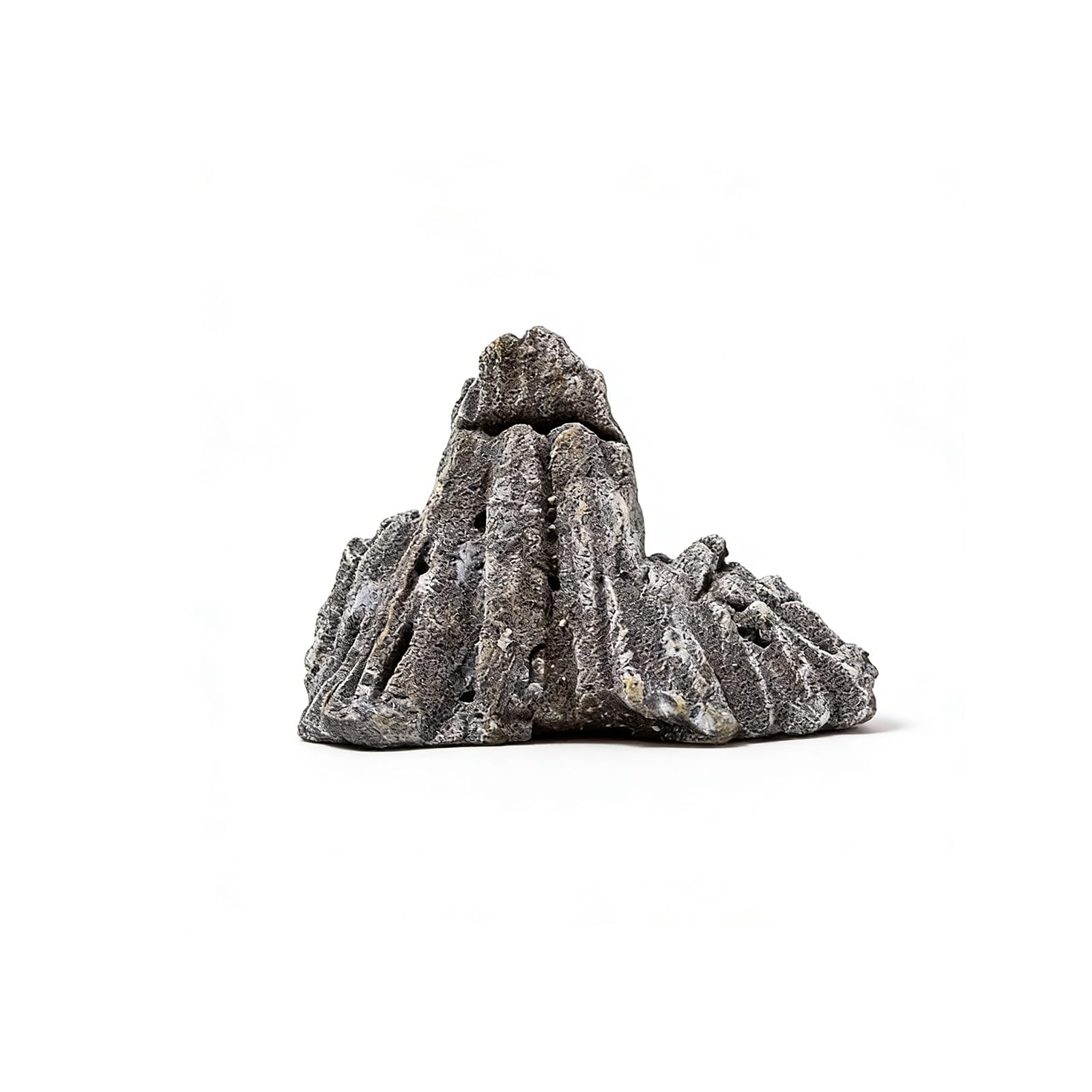 Dekoracja domu: Sztuczny ogród skalny, miniaturowe kamienie górskie, ozdobne skały do akwarium, akcesoria do mikrokrajobrazu do bonsai i roślin doniczkowych (10,5 cm)