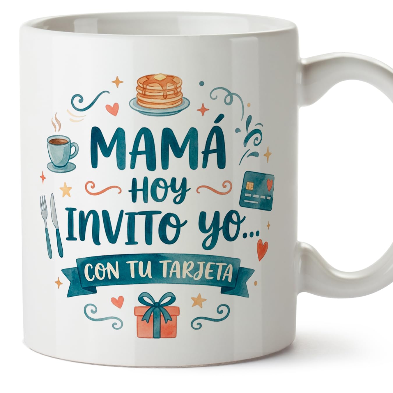 MUGFFINS Taza mamá con frase Para la mejor mamá del mundo en Español | regalo madre | 330 Ml 11 oz | Idea original para regalar | progenitores v3 — view 26