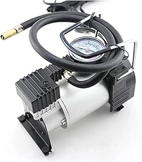 Car Pump DC 12V-13.5V Auto Tire Tyre Inflator Air Compressor Portable Metal09877875_ with two years guarantee of satisfaction and quality