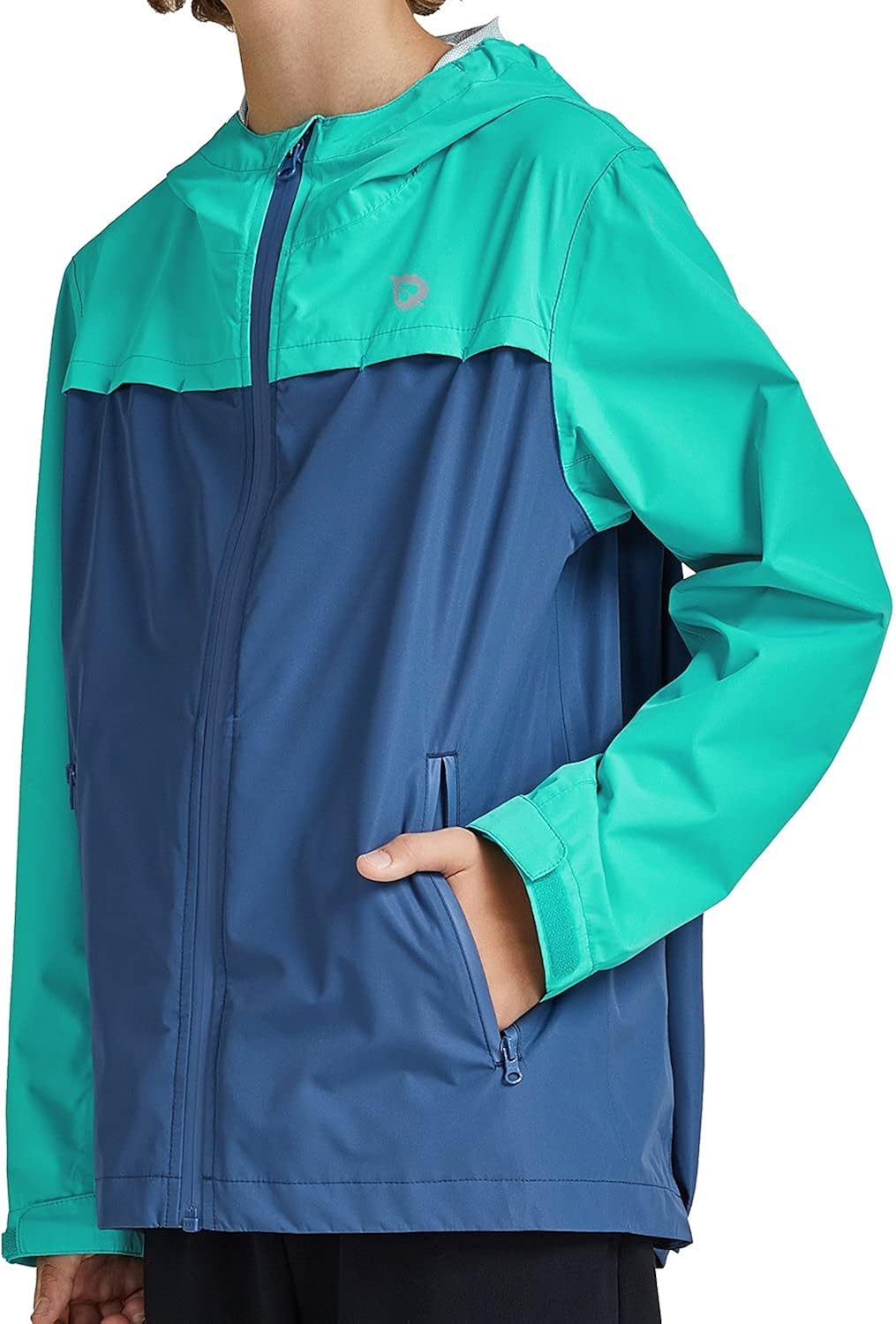 BALEAF Boys' Waterproof Rain Jacket Kids Youth Lightweight Windbreakers Girl Cycling Raincoat Outdoor Hooded: Clothing, Shoes & Jewelry