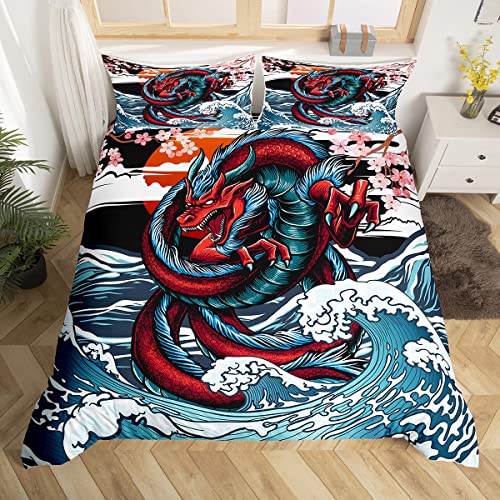 Housse de couette fleur de cerisier lit enfant pour un couchage sain